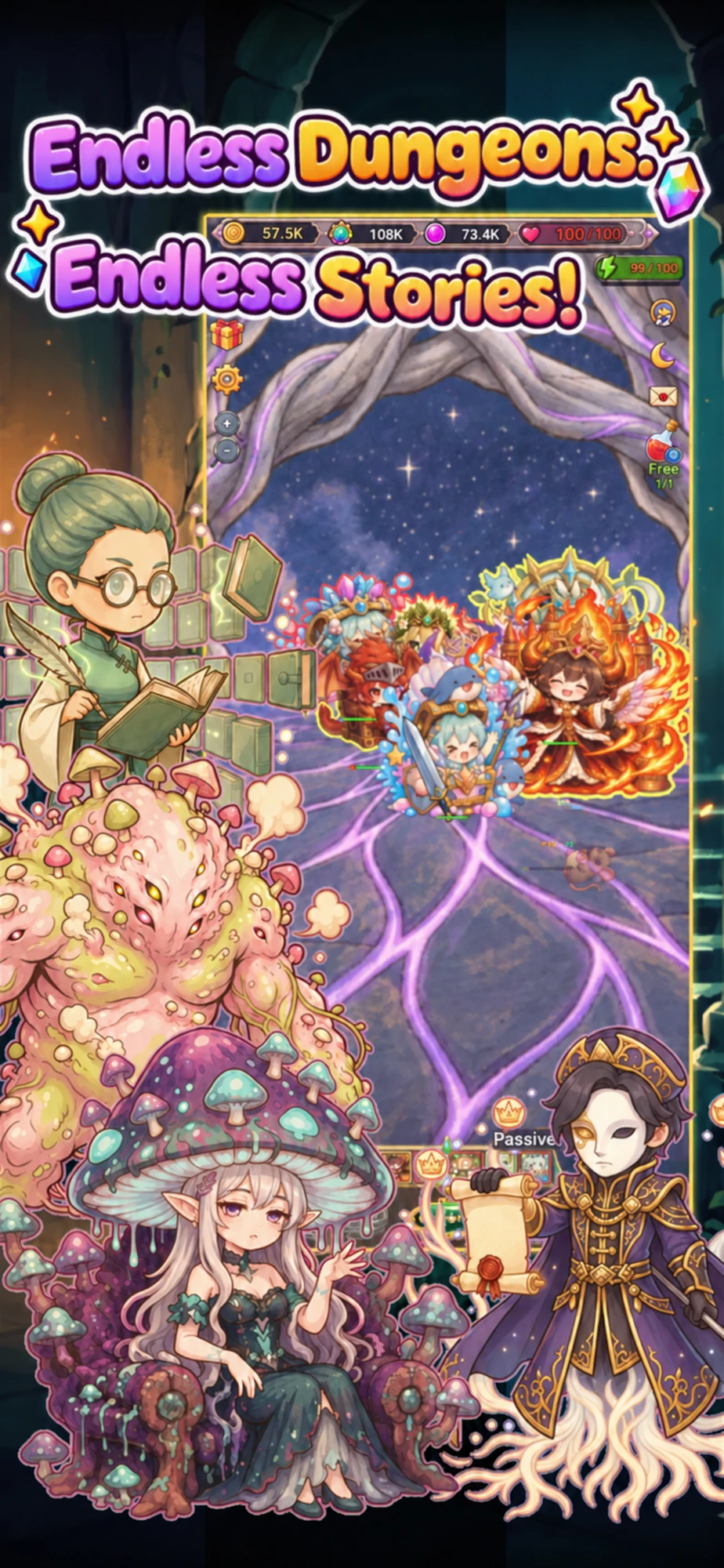 Endless dungeons, endless stories
